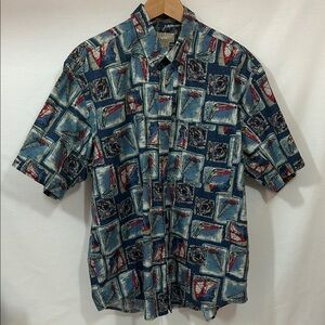 Natural Issue Wrinkle Free Sailing Inspired Shirt